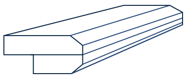 Quartz Laminated Bevel Edge